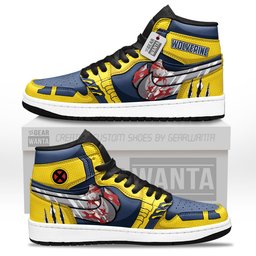 Wolverine J1-Sneakers Movies Custom Shoes Personalized GearAnime.com