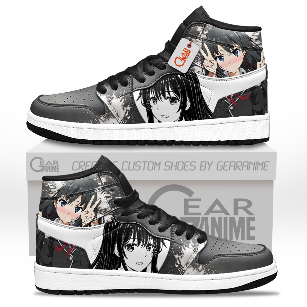 Yukino Yukinoshita J1-Sneakers Custom Shoes GearAnime.com
