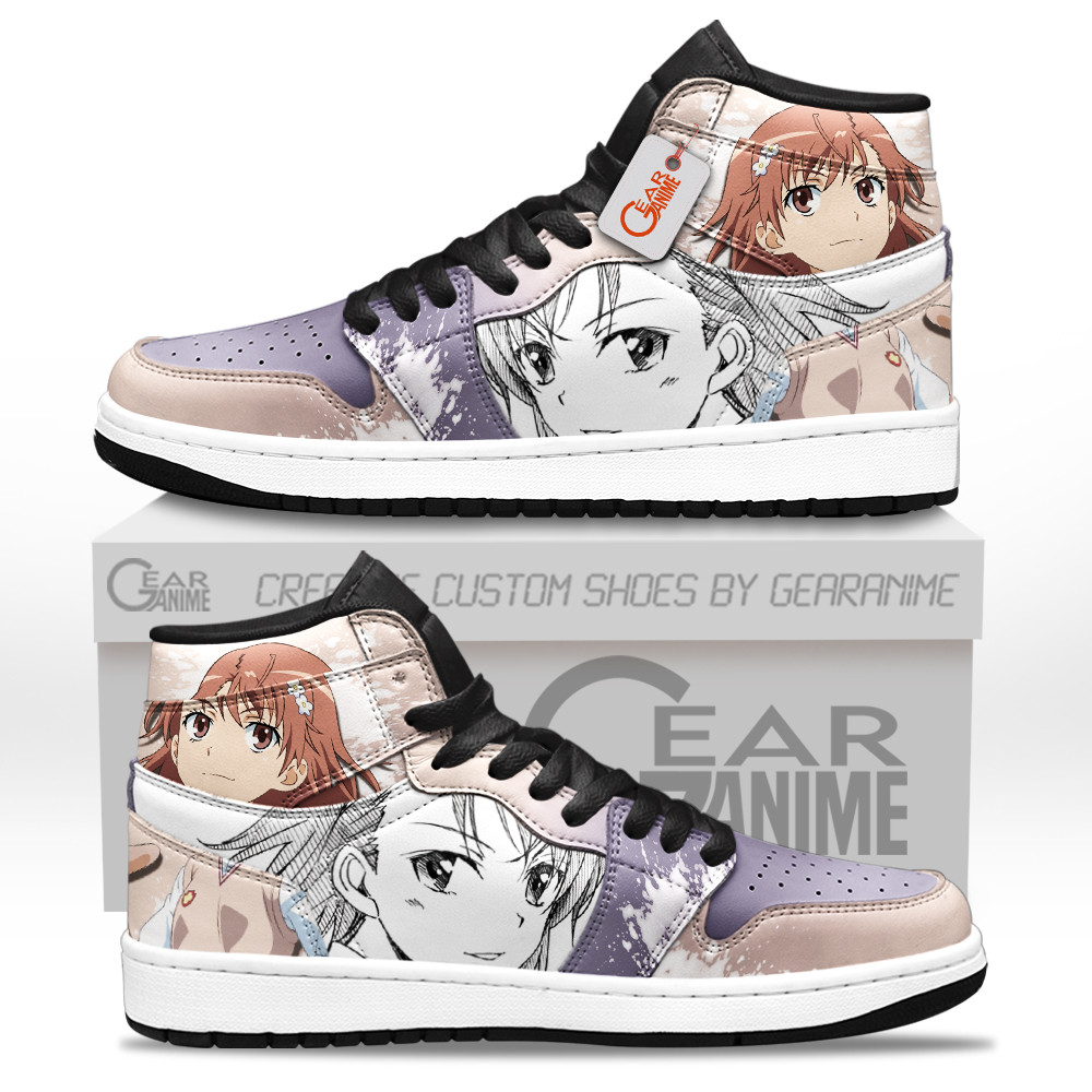 Mikoto Misaka J1-Sneakers Custom Shoes GearAnime.com