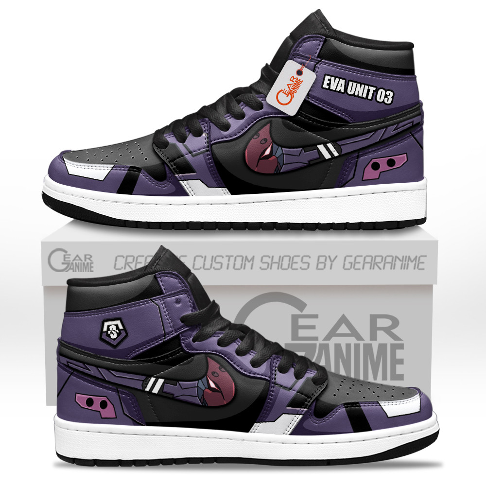 Eva Unit-03 J1-Sneakers Personalized Shoes GearAnime.com