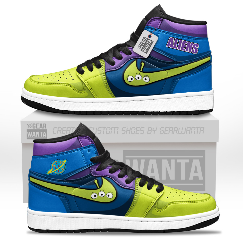 Aliens The Squeeze Toy Shoes Custom Custom Movie High-Top Sneakers ...