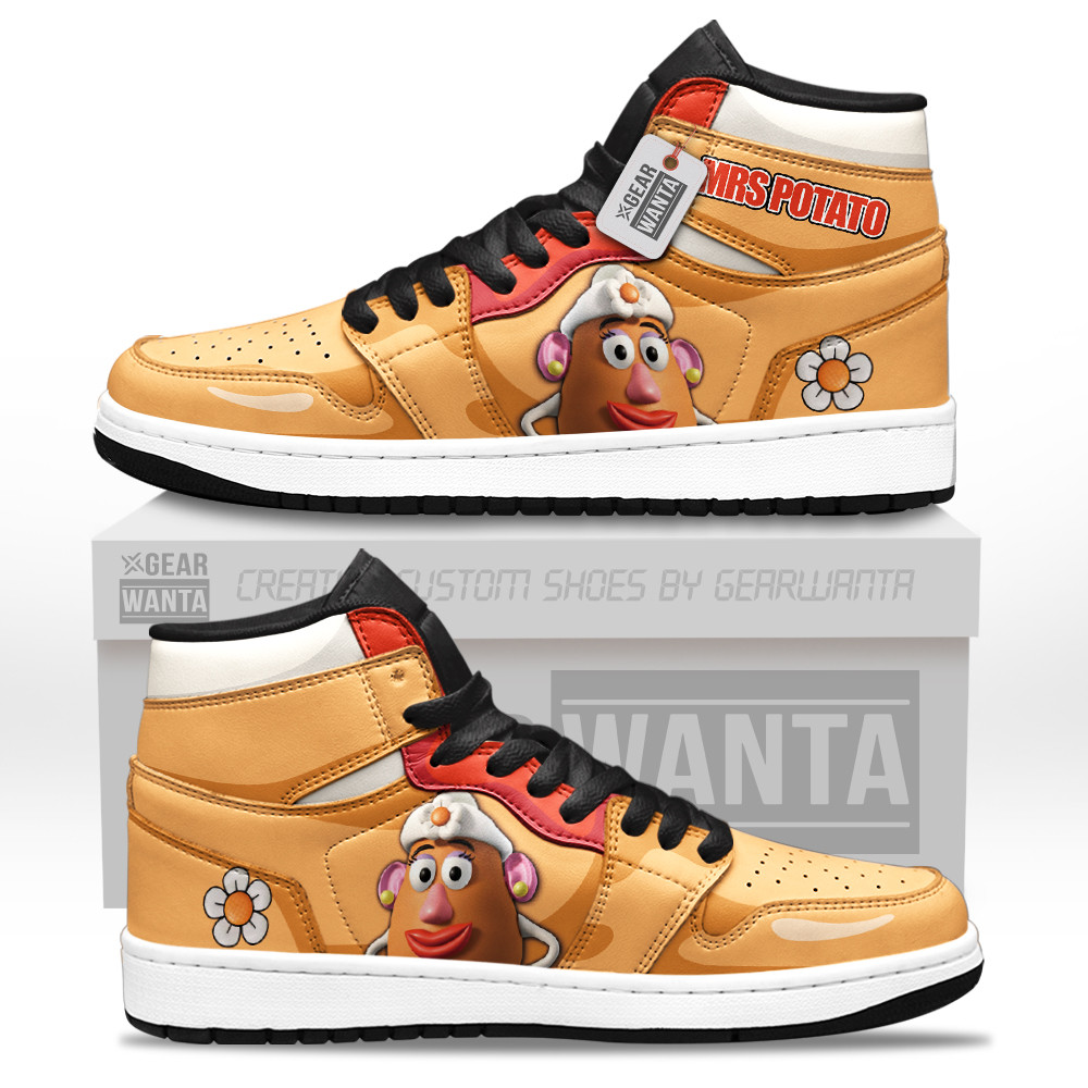 Mrs Potato J1-Sneakers Custom Shoes GearAnime.com