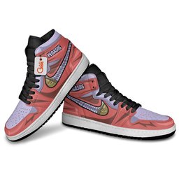 Maximillion Pegasus Shoes Custom High-Top Leather Sneakers -  Yugioh - Angle 3