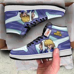 Joey Wheeler High-Top Leather Sneakers -  Yugioh - Angle 2
