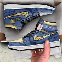 Best Jeanist High-Top Leather Sneakers Custom Name -  My Hero Academia - Angle 2