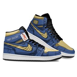 Best Jeanist High-Top Leather Sneakers Custom Name -  My Hero Academia - Angle 3