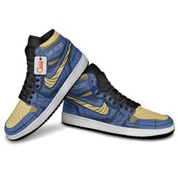Best Jeanist High-Top Leather Sneakers Custom Name -  My Hero Academia - Angle 4