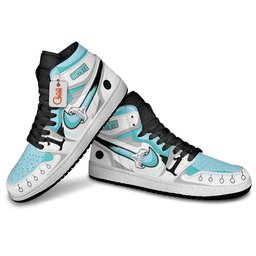Coyote Starrk High-Top Leather Sneakers Solitude Custom Name -  Bleach - Angle 4