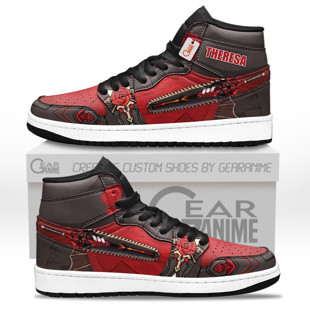 Theresa Apocalypse J1-Sneakers Honkai Games Custom Shoes GearAnime.com