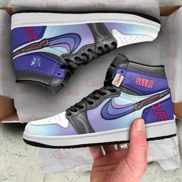 Seele Shoes Honkai Games Custom J1-Sneakers GearAnime.com