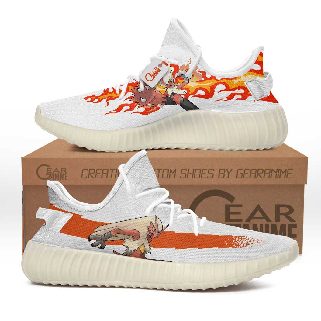 Blaziken Custom Mesh Runners Shoes -  Pokemon - Angle 1