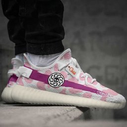 Boa Hancock Symbol Custom Mesh Runners Shoes -  One Piece - Angle 2
