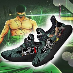 Roronoa Zoro Reze Sneakers -  One Piece - Angle 2