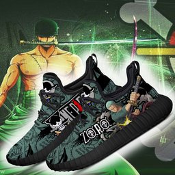 Roronoa Zoro Reze Sneakers -  One Piece - Angle 4