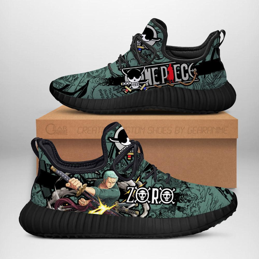 Roronoa Zoro Reze Sneakers -  One Piece - Angle 1