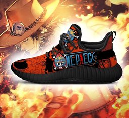 Portgas D. Ace Reze Sneakers -  One Piece - Angle 3