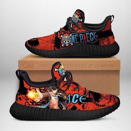 Portgas D. Ace Reze Sneakers -  One Piece - Angle 1