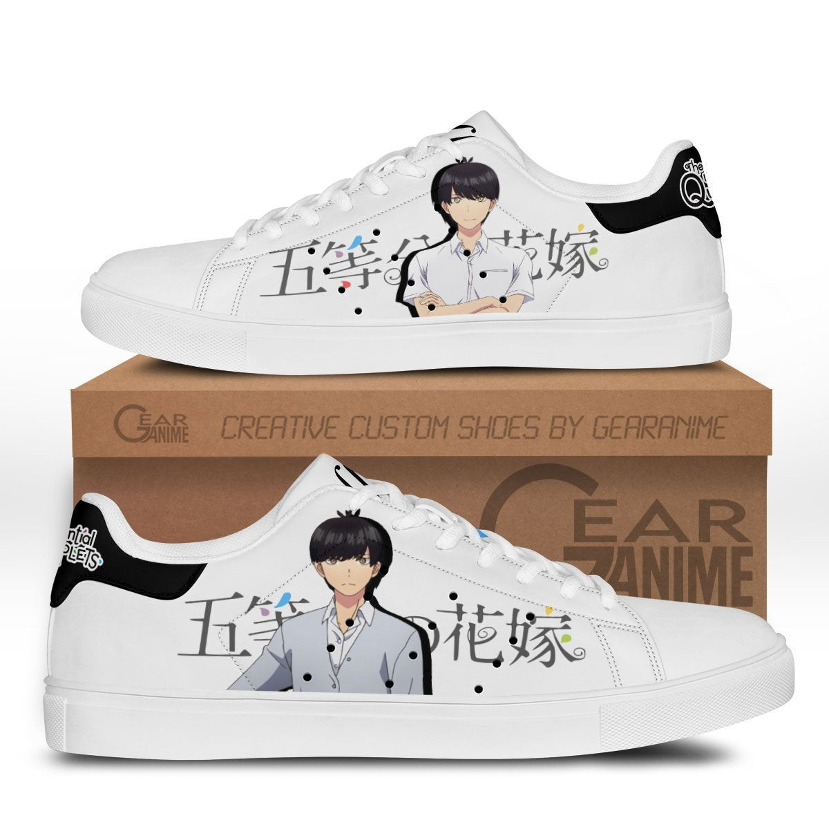 5-Toubun no Hanayome Fuutarou Uesugi Skate Sneakers Custom Anime Shoes - 1 - GearAnime