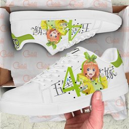 5-Toubun no Hanayome Yotsuba Nakano Skate Sneakers Custom Anime Shoes - 2 - GearAnime