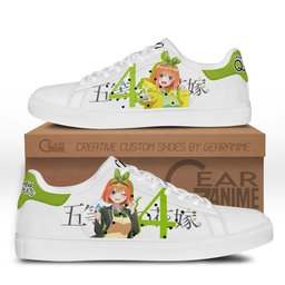 5-Toubun no Hanayome Yotsuba Nakano Skate Sneakers Custom Anime Shoes - 1 - GearAnime