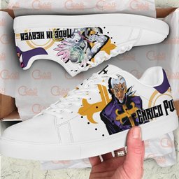 Enrico Pucci Skate Sneakers Custom Anime Jojo's Bizarre Adventure Shoes - 2 - GearAnime