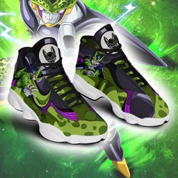 Z Cell Retro 13 Basketball Leather Sneakers -  Dragon Ball Z - Angle 4