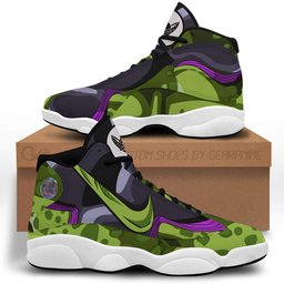 Cell Retro 13 Basketball Leather Sneakers -  Dragon Ball Z - Angle 1