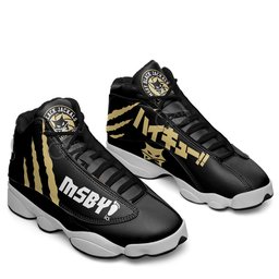 MSBY Retro 13 Basketball Leather Sneakers -  Haikyu!! - Angle 2