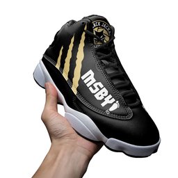 MSBY Retro 13 Basketball Leather Sneakers -  Haikyu!! - Angle 3