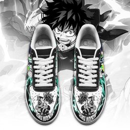 Izuku Midoriya Force Low-Top Leather Sneakers -  My Hero Academia - Angle 3