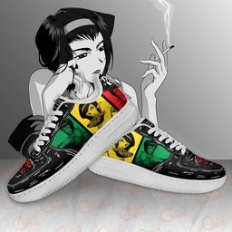 Faye Valentine Force Low-Top Leather Sneakers -  Cowboy Bebop - Angle 2
