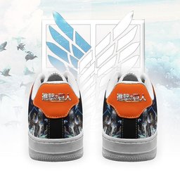 Shingeki Force Low-Top Leather Sneakers -  attack on titan - Angle 3