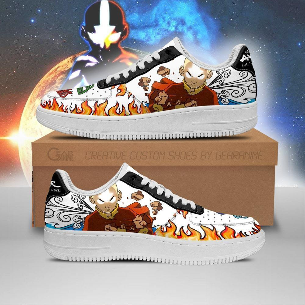 Avatar Force Low-Top Leather Sneakers -  Avatar The last Airbender - Angle 1