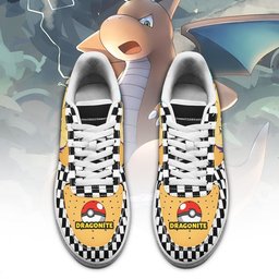 Poke Dragonite Force Low-Top Leather Sneakers -  Pokemon - Angle 2