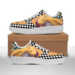 Poke Dragonite Force Low-Top Leather Sneakers -  Pokemon - Angle 1