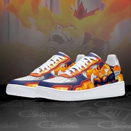 Endeavor Force Low-Top Leather Sneakers -  My Hero Academia - Angle 2