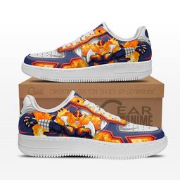 Endeavor Force Low-Top Leather Sneakers -  My Hero Academia - Angle 1