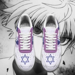 Killua Zoldyck Force Low-Top Leather Sneakers -  Hunter x Hunter - Angle 2