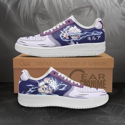 Killua Zoldyck Force Low-Top Leather Sneakers -  Hunter x Hunter - Angle 1
