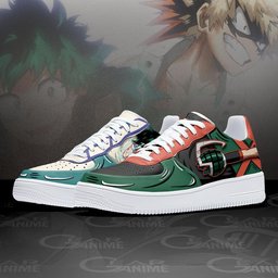 Bakugo and Deku Force Low-Top Leather Sneakers -  My Hero Academia - Angle 2