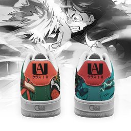 Bakugo and Deku Force Low-Top Leather Sneakers -  My Hero Academia - Angle 3