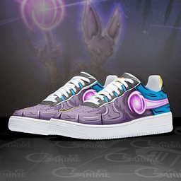 Lord Beerus Force Low-Top Leather Sneakers -  Dragon Ball Z - Angle 2