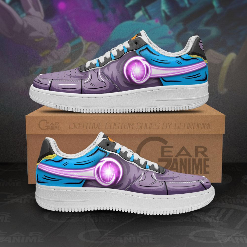 Lord Beerus Force Low-Top Leather Sneakers -  Dragon Ball Z - Angle 1