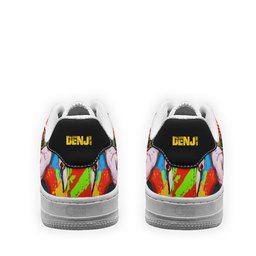 Denji Force Low-Top Leather Sneakers -  Chainsaw Man - Angle 4
