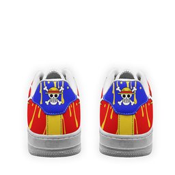 Monkey D. Luffy Symbol Force Low-Top Leather Sneakers -  One Piece - Angle 4