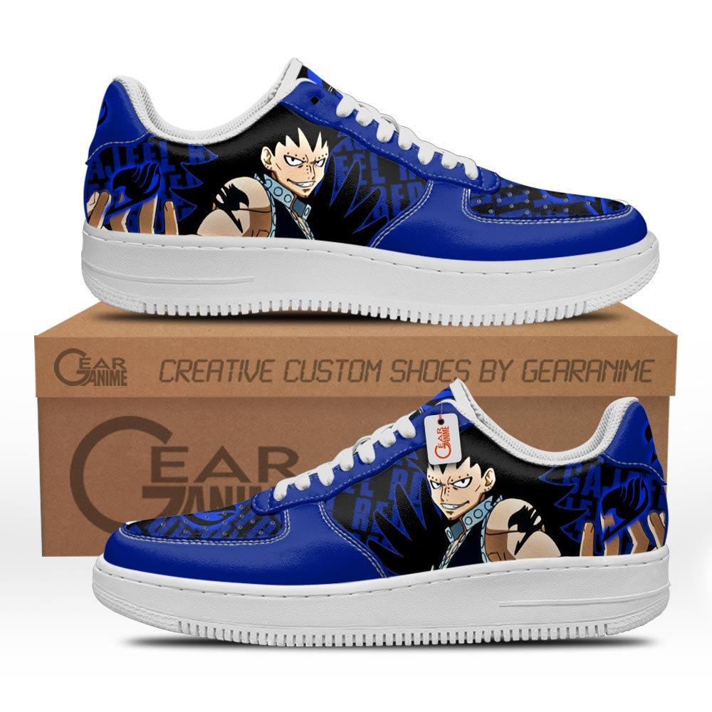 Gajeel Redfox Force Low-Top Leather Sneakers -  Fairy Tail - Angle 1