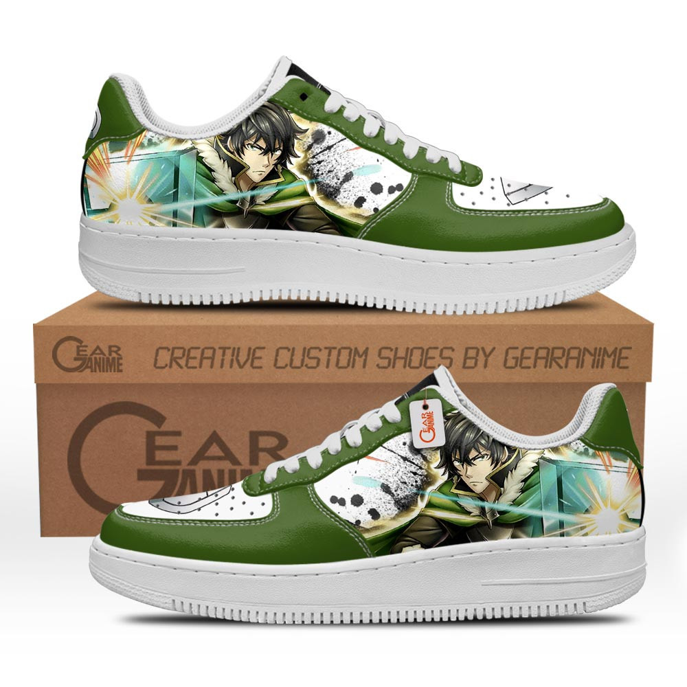 Naofumi Iwatani Main Shield Shoes Custom Air SneakersGear Anime
