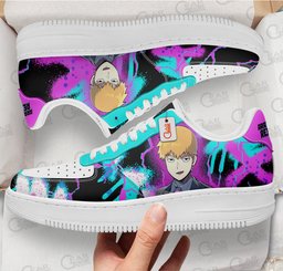 Arataka Reigen Shoes Custom Air SneakersGear Anime