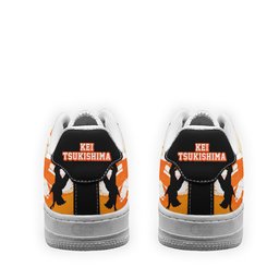 Kei Tsukishima Force Low-Top Leather Sneakers -  Haikyu!! - Angle 4
