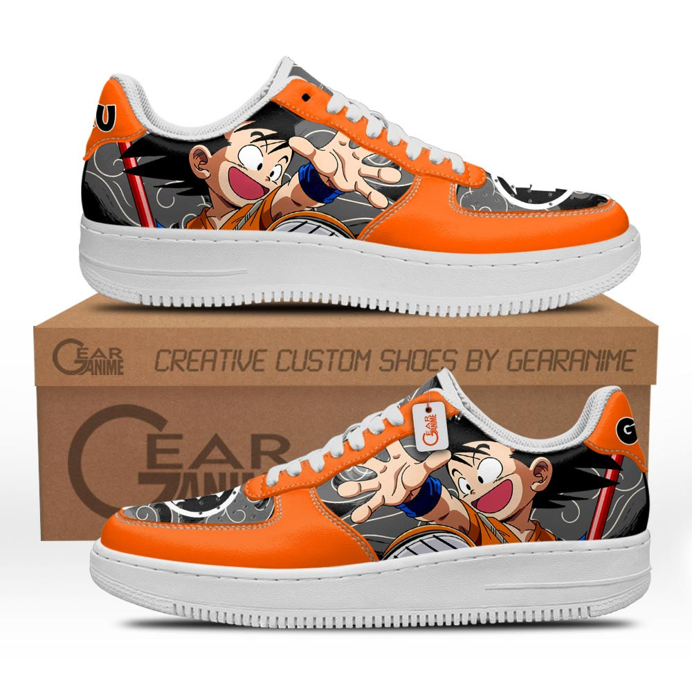 Goku Kid Force Low-Top Leather Sneakers -  Dragon Ball Z - Angle 1